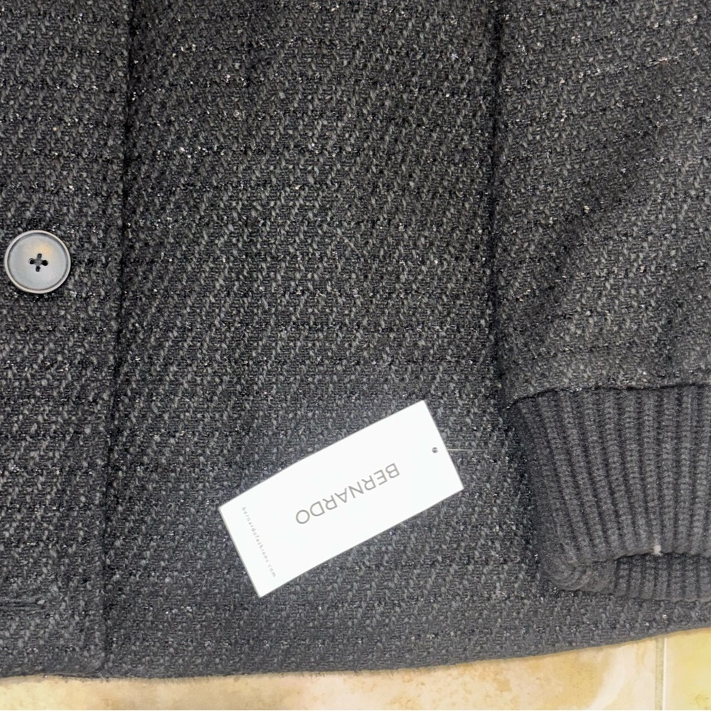 BERNARDO Tweed Coat NWT - Picture 8 of 13